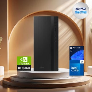 삼성 게이밍 데스크탑 i7 14세대 RTX5070 DM500TGZ-R57T7 64GB 2TB 윈도우11프로 -ict