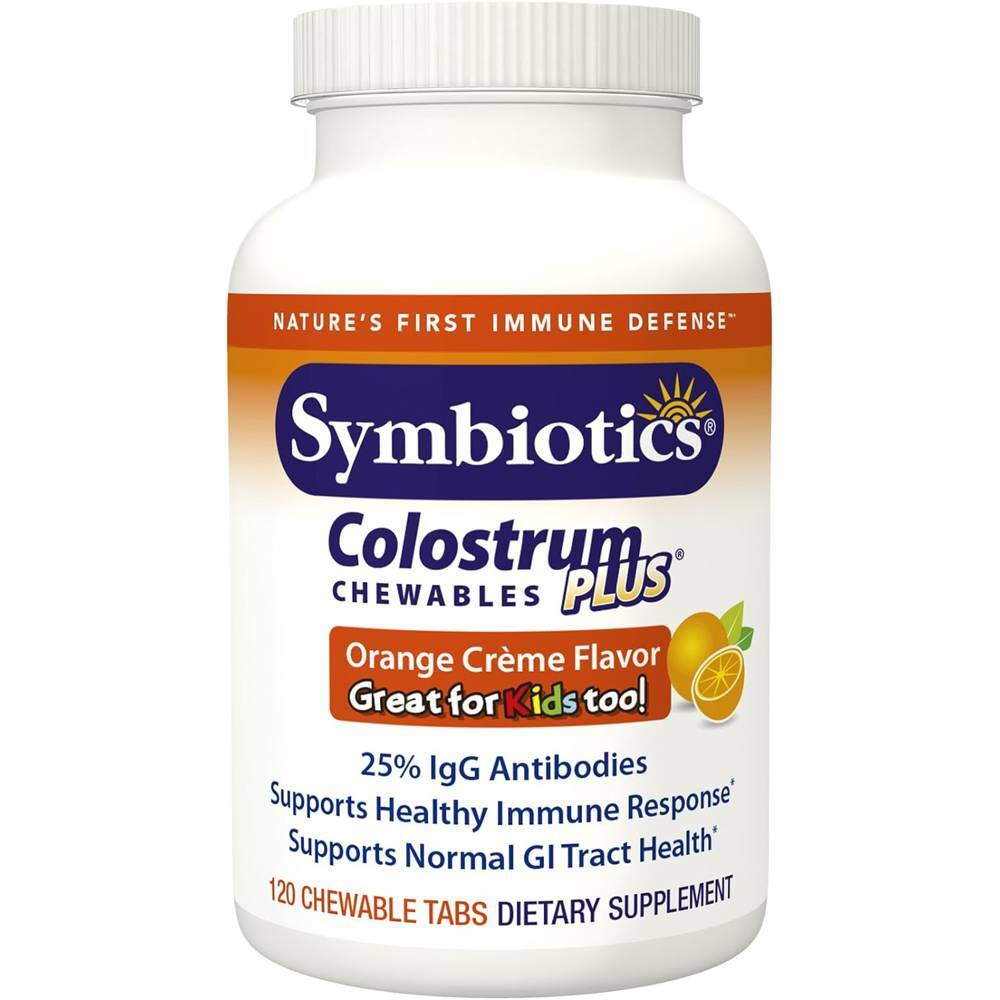 Symbiotics <b>심바이오틱스</b> 어린이 <b>키즈</b> 콜로스트럼 플러스 120츄어블  120정  1개