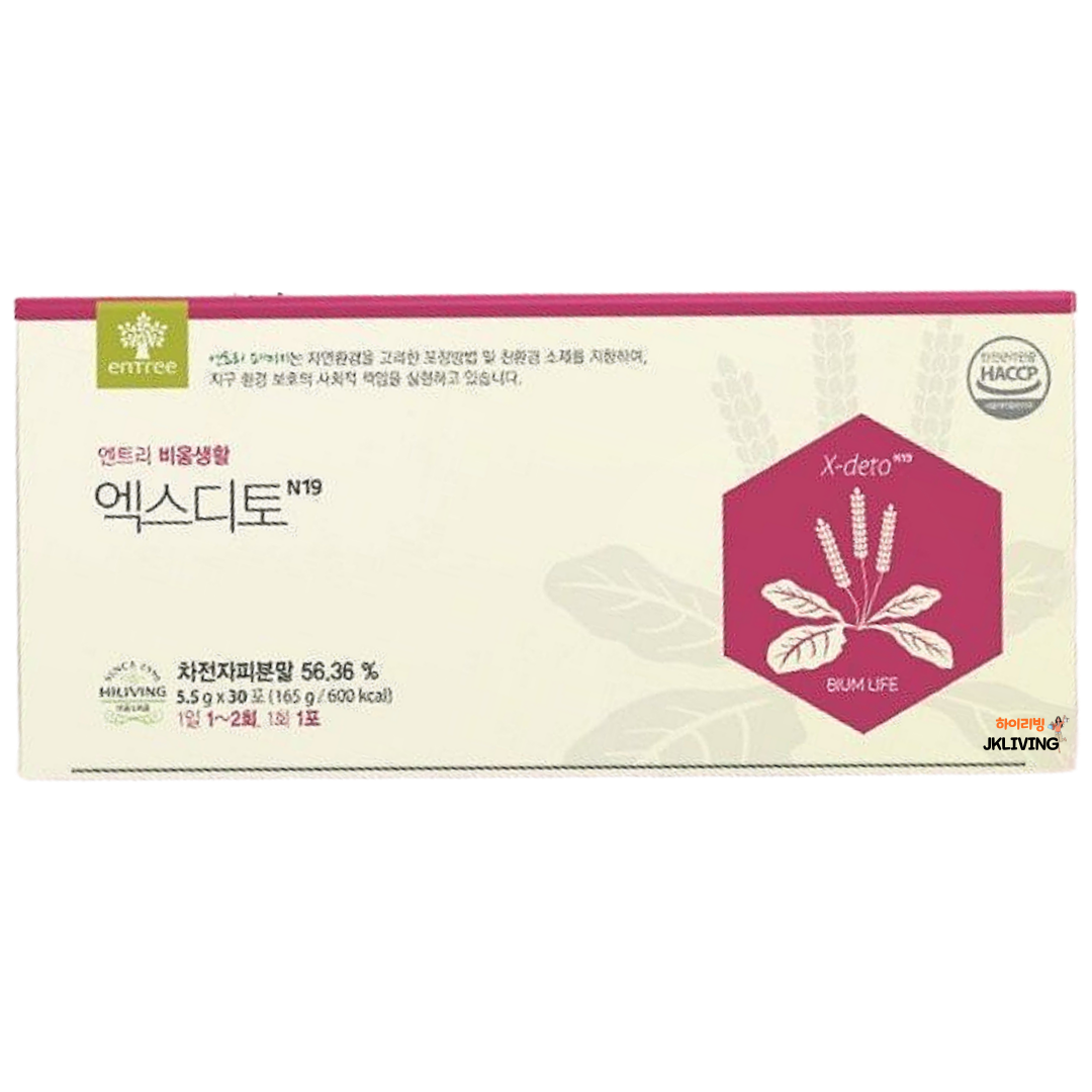 [JKLIVING] 엑스디토 - 차전자피 식이섬유 쾌변 숙변 산뜻한 하루의 시작  1세트  30회분