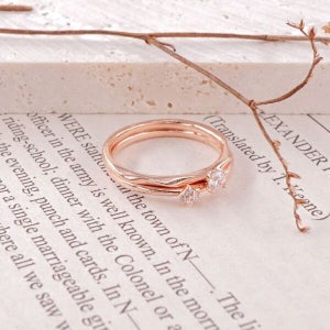 [오팔하우스] 14k 투링 큐빅 반지 OPJJR11010