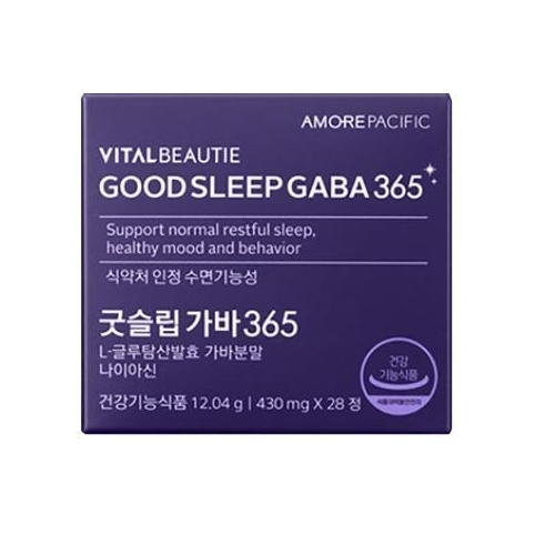 바이탈뷰티 굿슬립 <b>가바</b> 365 430mg x 28정, 1개