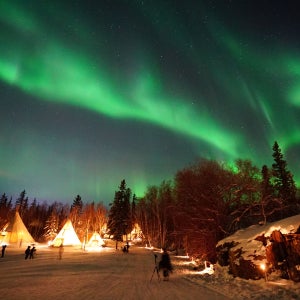 캐나다 옐로나이프 겨울 투어 3박 4일 헌팅 1회 + 오로라 빌리지 2회