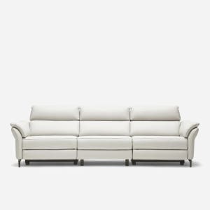 MVME 뉴시어터 천연가죽 리클라이너 4인