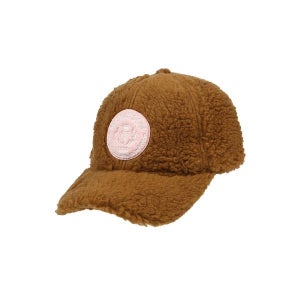 [맥케이슨]  여성 부클 자수 포인트 볼캡 모자 카멜 MCW4CA744CAM