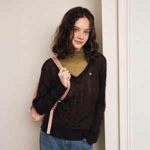 [라츠유] lotsyou_Calla Lily Knit Brown