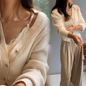 [나나살롱단독] 포멜리 브이넥 CARDIGAN