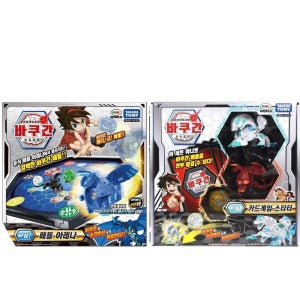 미미월드 바쿠간 BBP 007 배틀아레나 로봇장난감+BBP 036 카드게임 스타터vol 2