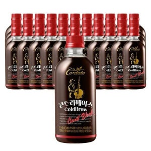 롯데칠성 칸타타 콘트라베이스 콜드브루 스위트블랙 500ml 48개 (9966301)