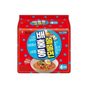 [셀러허브 식품] 농심 배홍동 쫄쫄면 129g 12개