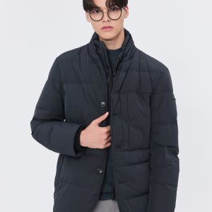 [헤지스 남성] [스테디셀러] 차콜그레이 다운자켓 WHJA4D532CG