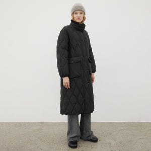 [르바] [12차] Stitch Duck Down Coat - Black