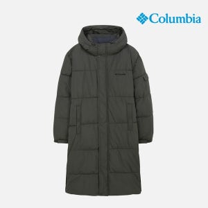 [컬럼비아] 유니 후드 롱패딩 자켓_다크그레이 (C64-YUD330)