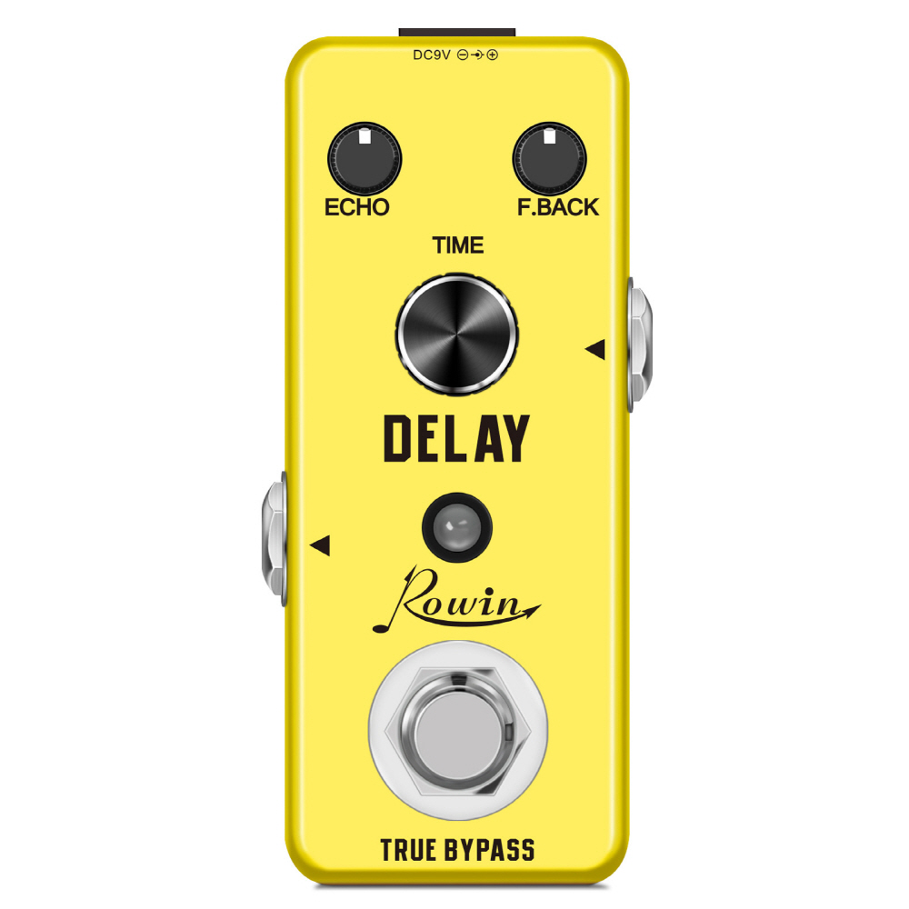ROWIN 로윈 DELAY 전자기타 이펙터 페달 아날로그 딜레이 25 1개 LEF-314