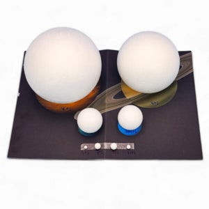 태양계 행성 크기비교 모형 만들기 (스티로폼 공 세트) [1인용],태양계가족구성원 만들기