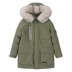 [엔비에이 키즈] NBA 미디 덕 다운(K254DW060P) 카키 K254DW060P