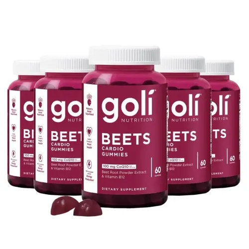 <b>골리뉴트리션</b> 비트 카디오 Beets Cardio 비트 뿌리 가루 추출물 구미 60정 x5개