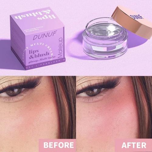 블러셔 블러쉬 립&amp; 치크 <b>리퀴드 멀티</b> 밤 온도 변화 색상 유리 블러쉬 <b>젤</b> 지속되는 방수 틴트 크림 페이스