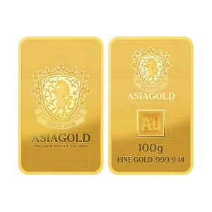 아시아골드 [아시아골드] 24k 순금 프레스 골드바 100g