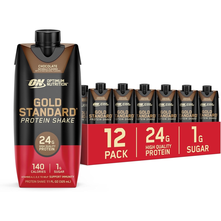 Optimum Gold Standard 바닐라 단백질 쉐이크 12개  초콜릿
