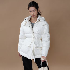 [포 유어 아이즈 온리] Mond Hooded Down Jacket (Ivory)