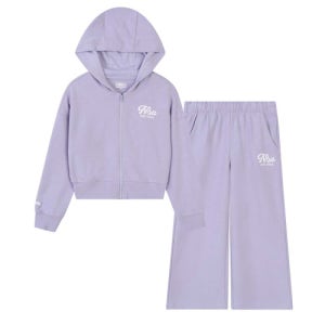 [엔비에이 키즈] 여아 후드 집업 세트(K243ST610P) 바이올렛 K243ST610P