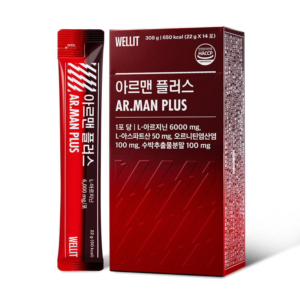 웰릿 <b>아르맨</b> 플러스 22g x 14포, 1개