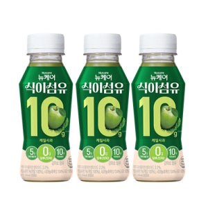 [본사공식몰] 뉴케어 식이섬유 10g 케일사과맛 (6입)X3 프리미엄 고식이섬유 당류제로