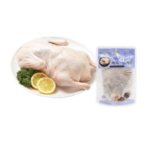 우체국쇼핑 [우체국쇼핑] 전주 두메산골 통오리1.8kg + 한방백숙부재료 100g