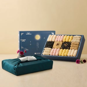 강릉은정한과 만월 3단 선물세트 보자기포장 유과 전통 상견례 답례품 명절 설날 추석선물 한가위