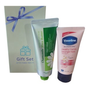 자외선차단핸드크림 과일나라 풋크림+바세린핸드앤네일-2종세트 답례품