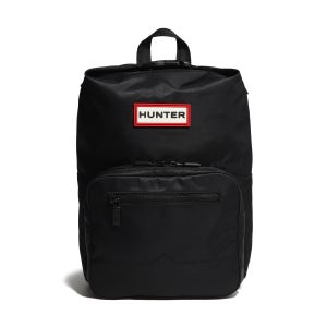 [헌터] [UNISEX] 파이오니어 나일론 탑클립 미디 백팩 - 블랙 UBB1530KBMBLK UBB1530KBM