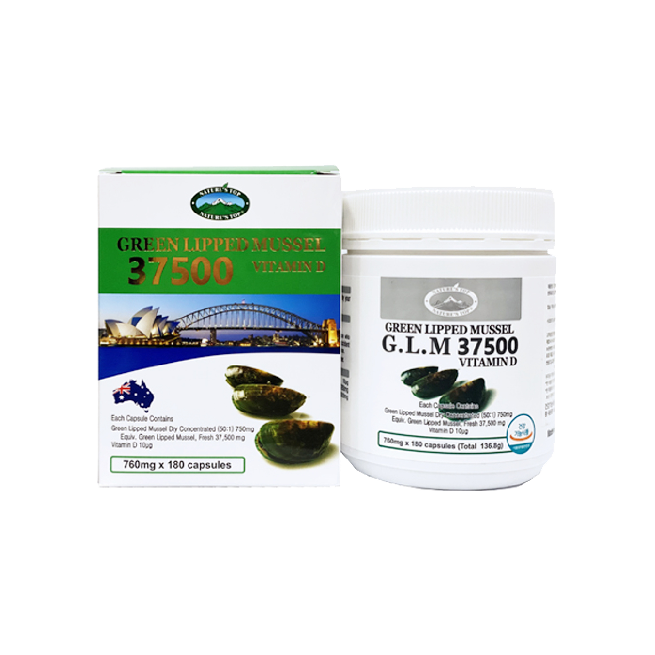 지엘엠 37500 비타민D (760mg x 180캡슐)