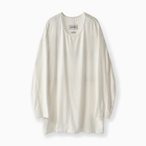 [이얼즈어고] DRAPERY WASHED LONG SLEEVE IVORY (EASY CARE)