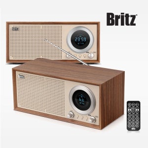 브리츠 BA-HMK31 PLUS 휴대용 블루투스 라디오 스피커 16W 리모컨포함 효도 미니 FM 라디오