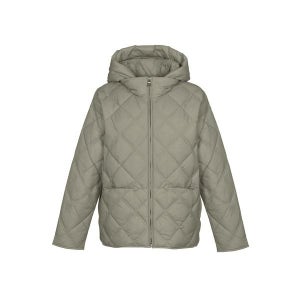 [보니스팍스] 덕다운 다이아몬드퀼팅 후드 숏 패딩-NC41PH050