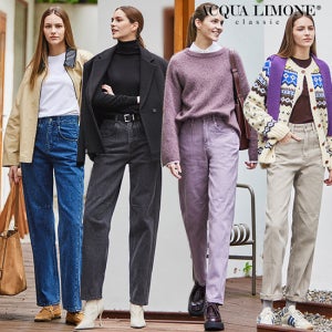 아쿠아리모네 25FW 여성 배럴핏 데님 팬츠 1종 TV상품