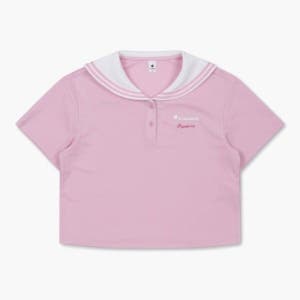 르꼬끄 [르꼬끄] 반팔티 NQJ QP322TTS71-LPK 피케 세일러 폴로티 / LIGHT PINK