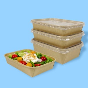 종이용기 직사각 1813 KP (뚜껑별도) DRP R500, 750, 1000