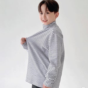 [MADE] [기모] 메종 ST 폴라 티셔츠, 남자아이 아동복 유아 의류 어린이 키즈 주니어 초등 남아옷 쇼핑몰 베리클로젯