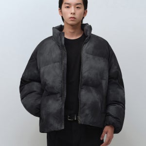 [무신사 스탠다드] 클라우디 푸퍼 숏 패딩 재킷 [다크 그레이] MMEJJ7D70-DG