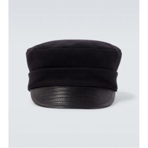 발렌티노 울 블렌드 펠트 뉴스보이 캡 P01068324