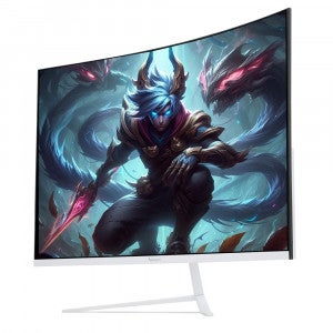 비트엠 Newsync P320FC 커브드 100 울트라슬림 화이트