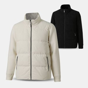 [아즈바이] 남자 오리털 골프 골지 니트 패딩 점퍼 MNPD6 겨울