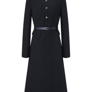 [AK수원점] [더아이잗] 라운드 넥 벨트 원피스