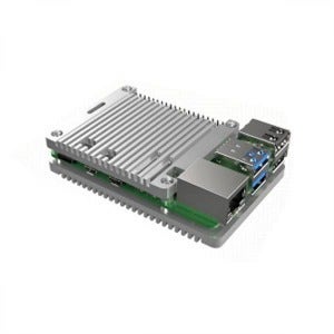 [라즈베리파이5 : 팬 리스 냉각 케이스 오픈형] 실버