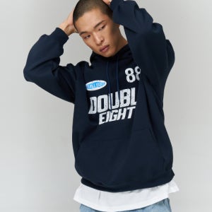 [더블에잇] 88 크랙 후드 (블랙) 000000062