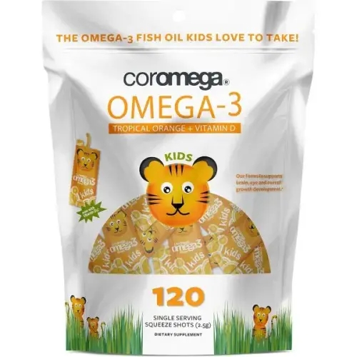 코로메가 어린이 칠드런 키즈 아이 <b>오메가3</b> DHA EPA 피쉬오일 <b>오메가쓰리</b> 피시 오일 서플리먼트 650mg <b>90</b>팩