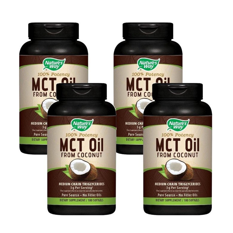 네이처스웨이 <b>MCT 오일</b> 180정  4개