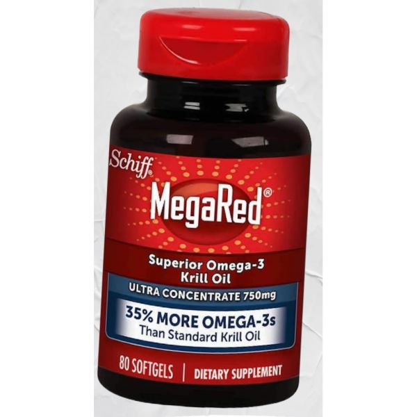 쉬프 <b>메가레드</b> 크릴 오일 고 750mg 80 소프트젤 Schff