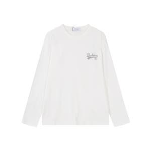 버커루 가슴 로고 싱글 스탠다드핏 긴팔 티셔츠 B241TS020P